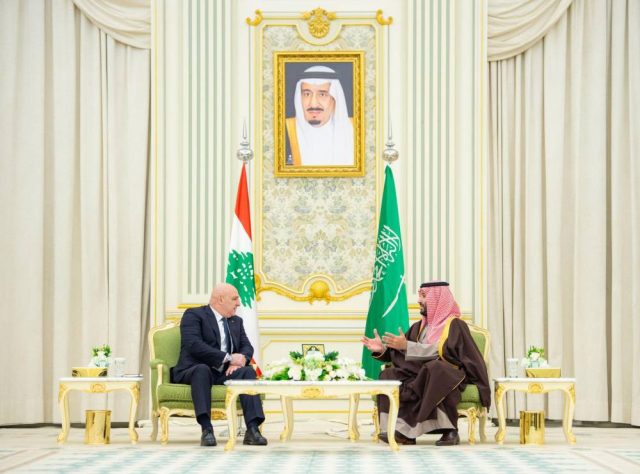 الرئيس عون : لبنان يقدر جهود ولي العهد السعودي لدعم الاستقرار في المنطقة